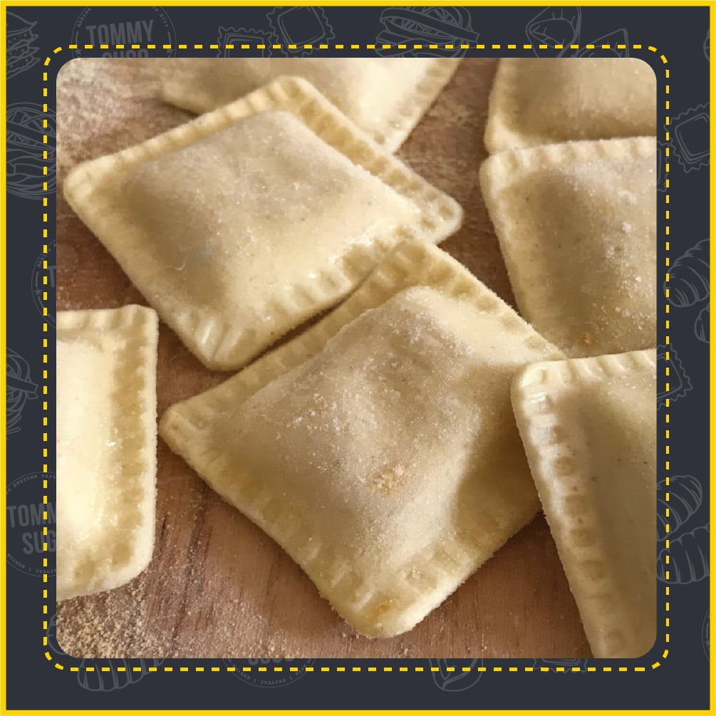 Pumpkin and Feta Ravioli