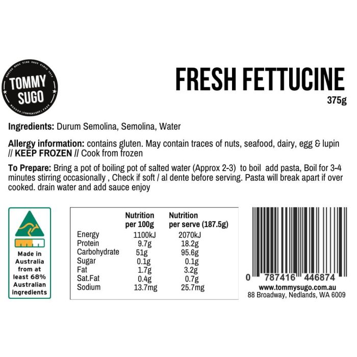Fresh Fettuccine